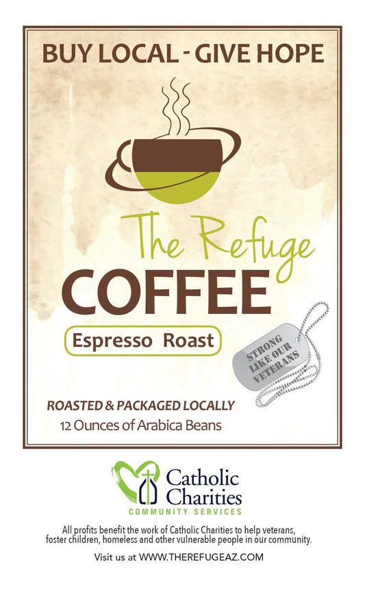 Refuge Coffee 100% Arabica Espresso 12 oz